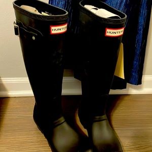 Hunter boots never been worn